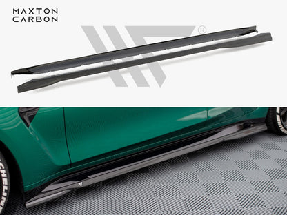 Maxton Design Carbon Fiber Side Skirts BMW M3 Sedan / Touring G80 / G81