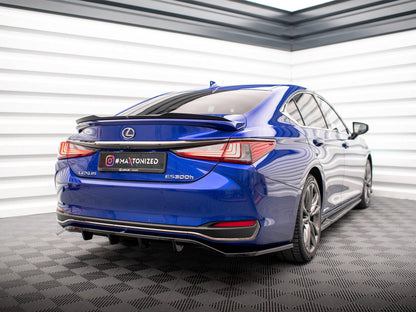Maxton Design Central Rear Splitter (Vertical Bars) Lexus ES F Sport Mk7