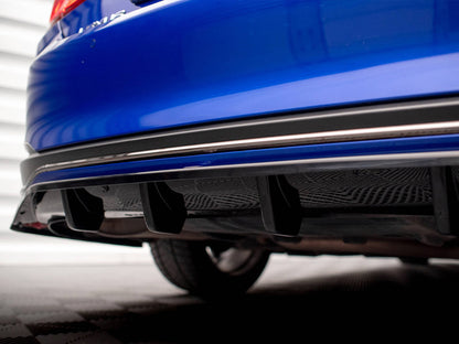 Maxton Design Central Rear Splitter (Vertical Bars) Lexus ES F Sport Mk7