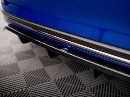 Maxton Design Central Rear Splitter (Vertical Bars) Lexus ES F Sport Mk7