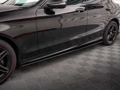 Maxton Design Side Skirts Diffusers Mercedes-Benz C43 / C AMG-Line Sedan / Estate W205 / S205 Facelift