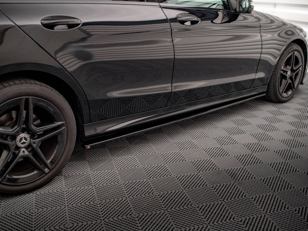 Maxton Design Side Skirts Diffusers Mercedes-Benz C43 / C AMG-Line Sedan / Estate W205 / S205 Facelift