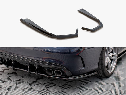 Maxton Design Rear Side Splitters Mercedes-AMG C43 Sedan / Estate W205 / S205 Facelift