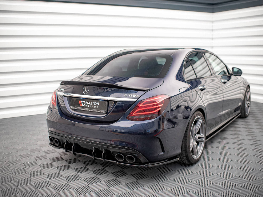 Maxton Design Rear Side Splitters Mercedes-AMG C43 Sedan / Estate W205 / S205 Facelift