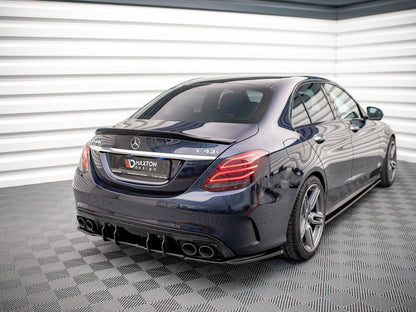 Maxton Design Rear Side Splitters Mercedes-AMG C43 Sedan / Estate W205 / S205 Facelift