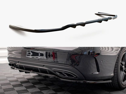 Maxton Design Rear Splitter (Vertical Bars) Mercedes C AMG Line W205 Facelift