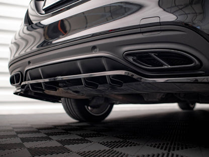 Maxton Design Rear Splitter (Vertical Bars) Mercedes C AMG Line W205 Facelift