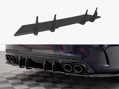 Maxton Design Street PRO Rear Diffuser Mercedes-AMG C43 Sedan / Estate W205 / S205 Facelift