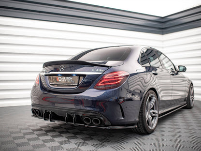 Maxton Design Street PRO Rear Diffuser Mercedes-AMG C43 Sedan / Estate W205 / S205 Facelift