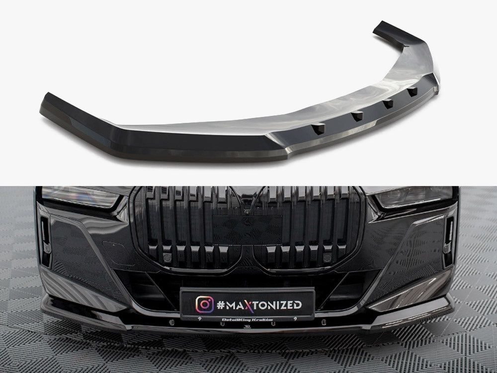 Maxton Design Front Splitter V.1 BMW 7 M-Pack / M760e / i7 M-Pack G70