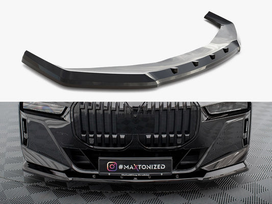 Maxton Design Front Splitter V.1 BMW 7 M-Pack / M760e / i7 M-Pack G70
