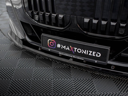 Maxton Design Front Splitter V.1 BMW 7 M-Pack / M760e / i7 M-Pack G70