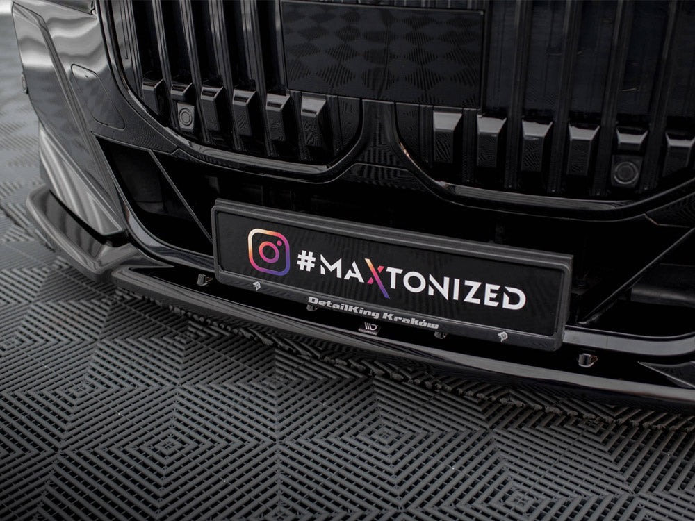Maxton Design Front Splitter V.2 BMW 7 M-Pack / M760e / i7 M-Pack G70