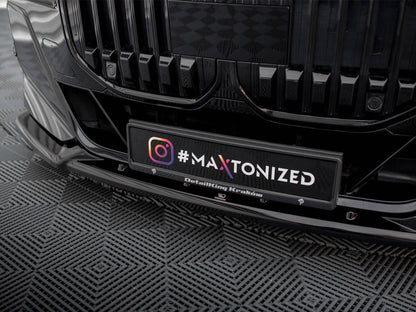 Maxton Design Front Splitter V.2 BMW 7 M-Pack / M760e / i7 M-Pack G70