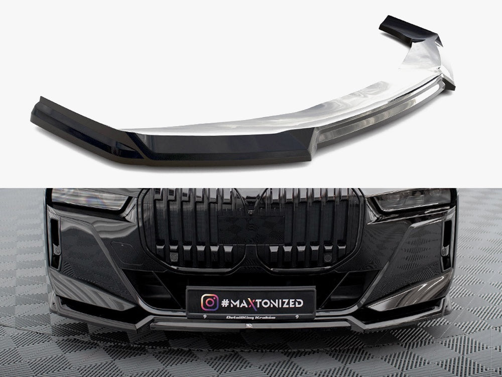 Maxton Design Front Splitter V.3 BMW 7 M-Pack / M760e / i7 M-Pack G70