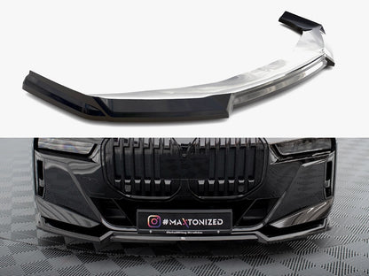 Maxton Design Front Splitter V.3 BMW 7 M-Pack / M760e / i7 M-Pack G70
