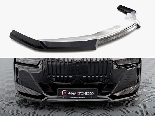 Maxton Design Front Splitter V.3 BMW 7 M-Pack / M760e / i7 M-Pack G70