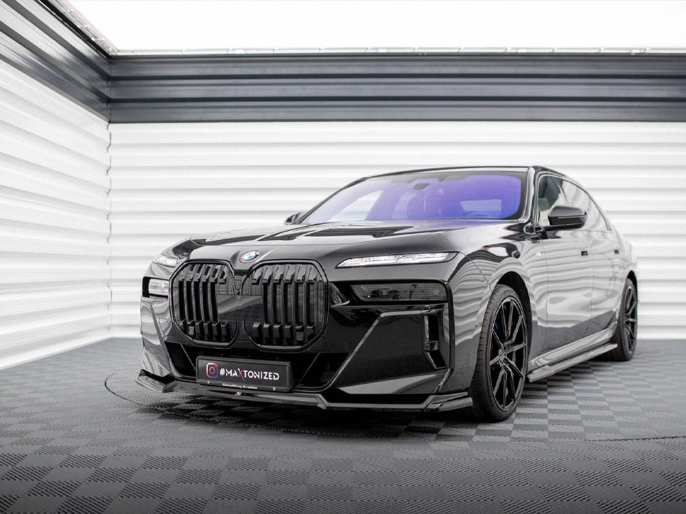 Maxton Design Front Splitter V.3 BMW 7 M-Pack / M760e / i7 M-Pack G70