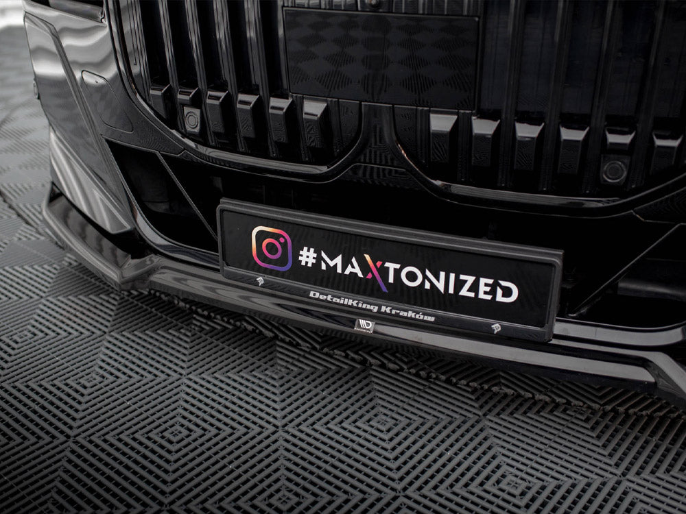 Maxton Design Front Splitter V.3 BMW 7 M-Pack / M760e / i7 M-Pack G70