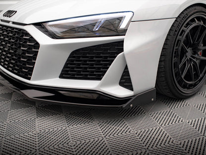 Maxton Design Front Splitter V.3 + Flaps Audi R8 Mk2 Facelift