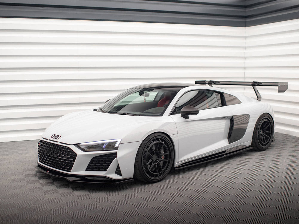 Maxton Design Side Skirts Diffusers V.2 Audi R8 Mk2 Facelift - Carbon Look