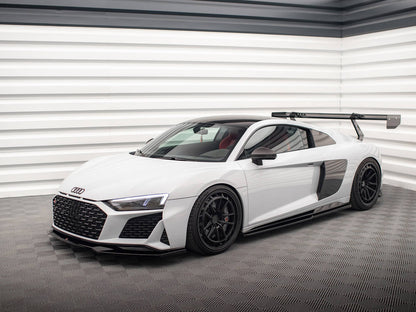 Maxton Design Side Skirts Diffusers V.2 Audi R8 Mk2 Facelift - Carbon Look