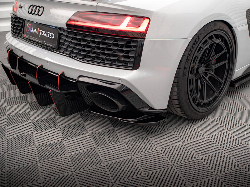Maxton Design Rear Side Splitters Audi R8 Mk2 Facelift