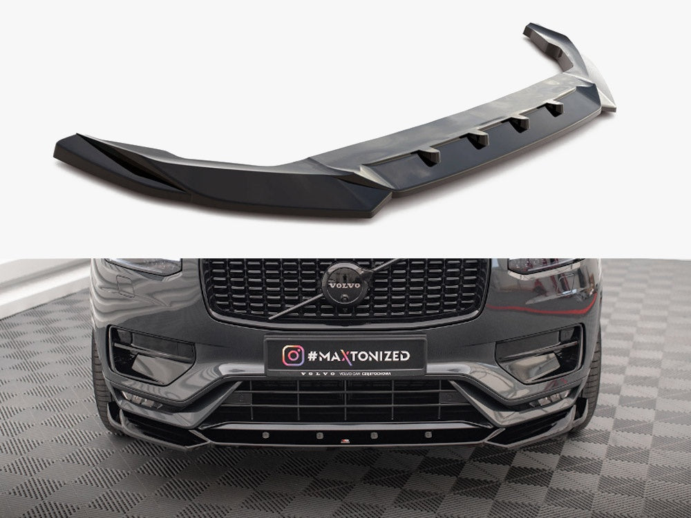 Maxton Design Front Splitter V.1 Volvo XC90 R-Design Mk2 Facelift