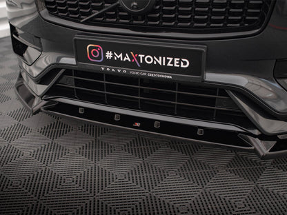 Maxton Design Front Splitter V.2 Volvo XC90 R-Design Mk2 Facelift