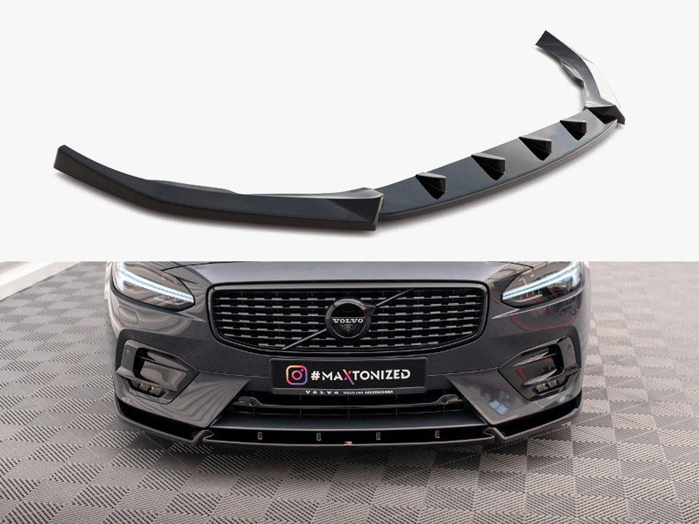 Maxton Design Front Splitter Volvo V90 / S90 R-Design Mk2
