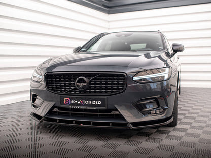 Maxton Design Front Splitter Volvo V90 / S90 R-Design Mk2