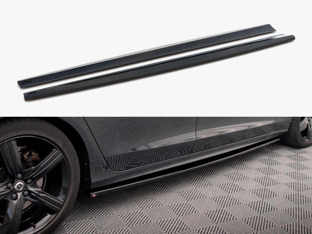 Maxton Design Side Skirts Diffusers Volvo V90 / S90 R-Design Mk2