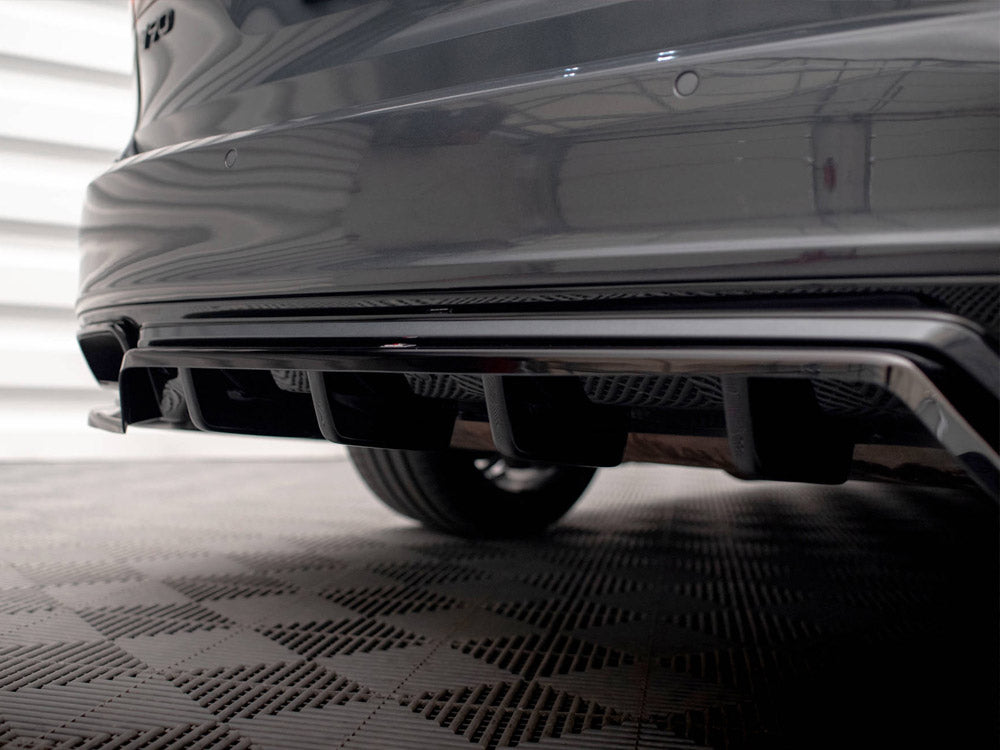 Maxton Design Rear Splitter (Vertical Bars) Volvo V90 / S90 R-Design Mk2