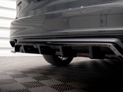 Maxton Design Rear Splitter (Vertical Bars) Volvo V90 / S90 R-Design Mk2