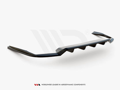 Maxton Design Rear Splitter (Vertical Bars) Volvo V90 / S90 R-Design Mk2