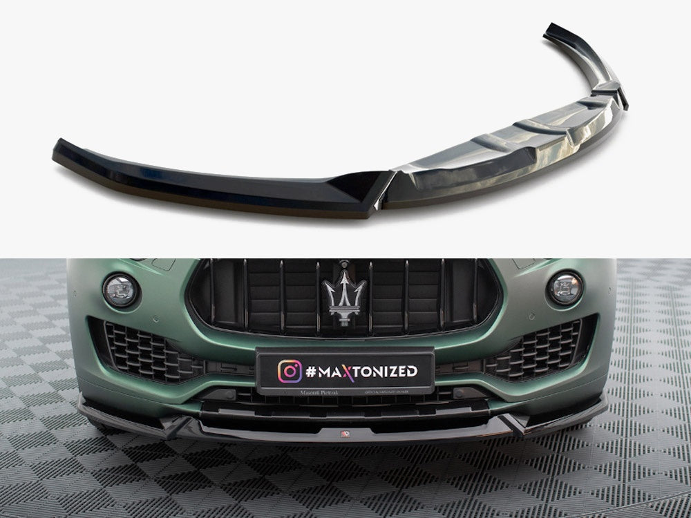 Maxton Design Front Splitter V.1 Maserati Levante Mk1