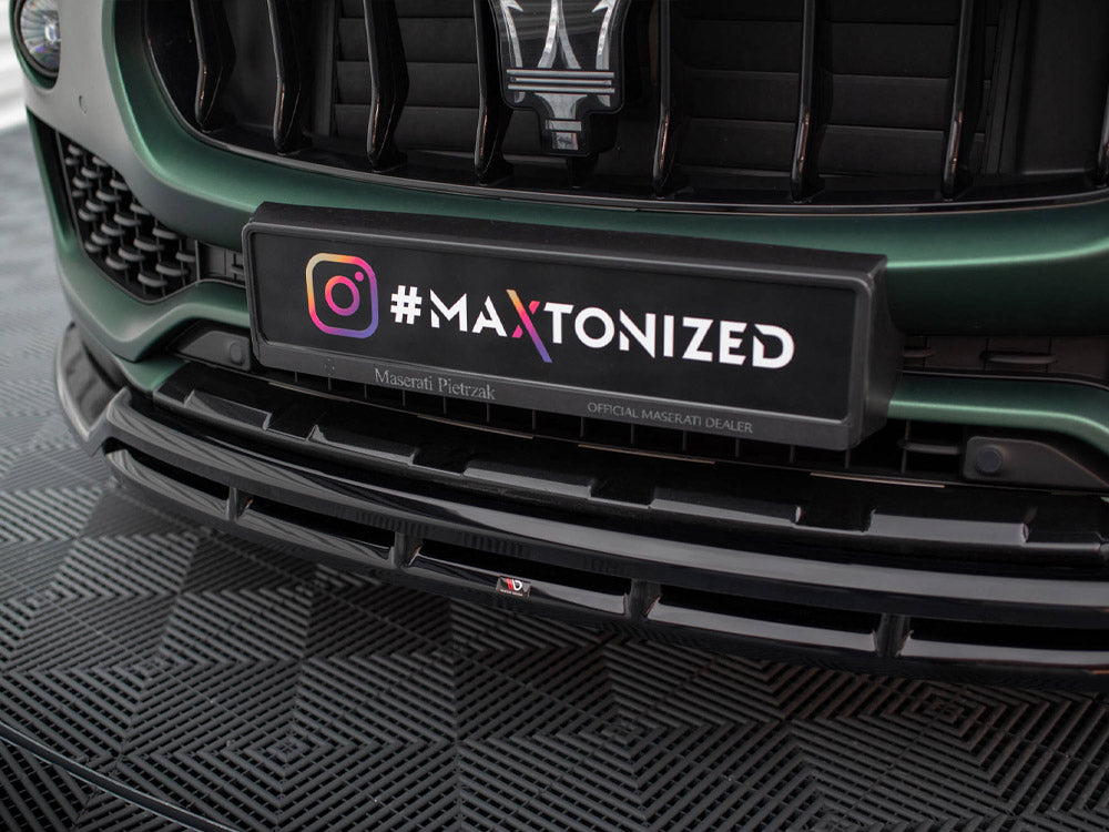 Maxton Design Front Splitter V.2 Maserati Levante Mk1