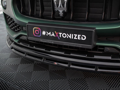 Maxton Design Front Splitter V.2 Maserati Levante Mk1