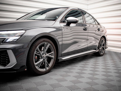 Maxton Design Side Flaps Audi S3 / A3 S-Line 8Y / 8Y Facelift