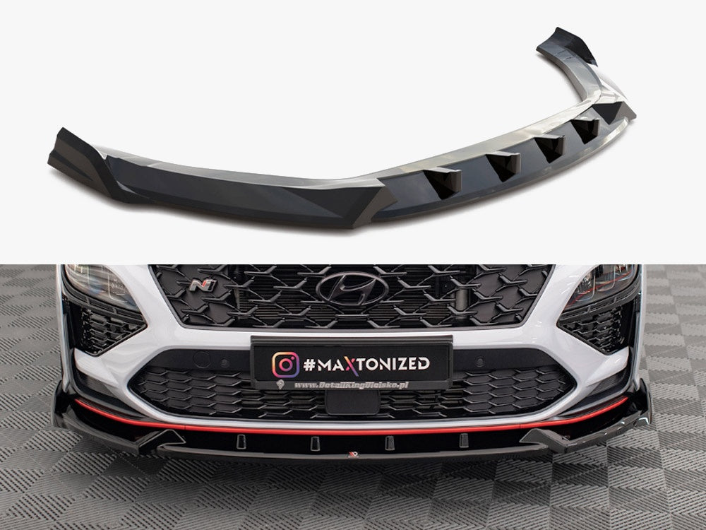 Maxton Design Front Splitter V.1 Hyundai Kona N Mk1