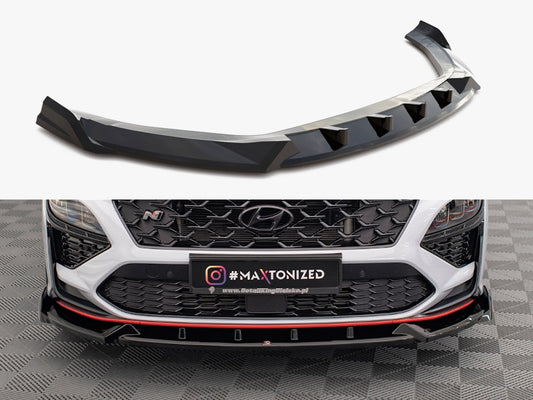Maxton Design Front Splitter V.1 Hyundai Kona N Mk1