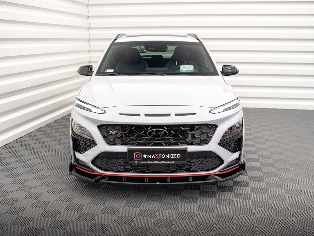 Maxton Design Front Splitter V.1 Hyundai Kona N Mk1