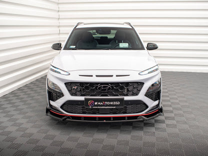 Maxton Design Front Splitter V.1 Hyundai Kona N Mk1
