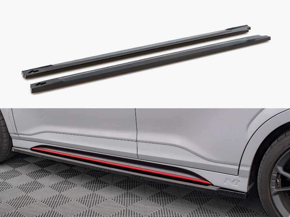 Maxton Design Side Skirts Diffusers V.1 Hyundai Kona N Mk1