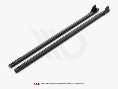 Maxton Design Side Skirts Diffusers V.1 + Flaps Hyundai Kona N Mk1