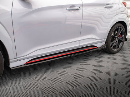 Maxton Design Side Skirts Diffusers V.2 Hyundai Kona N Mk1