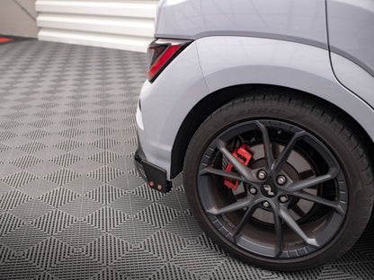 Maxton Design Rear Side Splitters V.1 + Flaps Hyundai Kona N Mk1