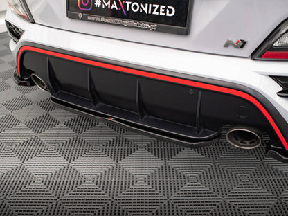 Maxton Design Central Rear Splitter Hyundai Kona N Mk1
