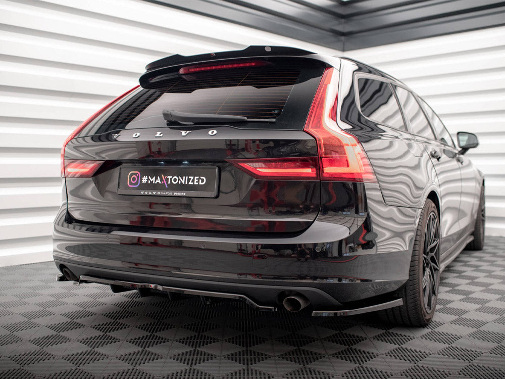 Maxton Design Rear Splitter V.2 (Vertical Bars) Volvo V90 Mk2