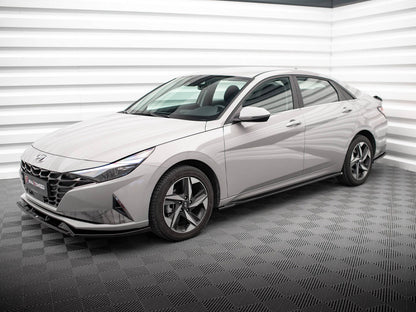 Maxton Design Side Skirts Diffusers Hyundai Elantra Mk7